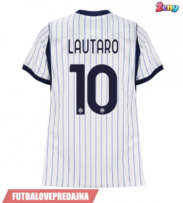 Lacne Ženy Futbalové dres Inter Milan Lautaro Martinez #10 2026-27 Krátky Rukáv - Preč
